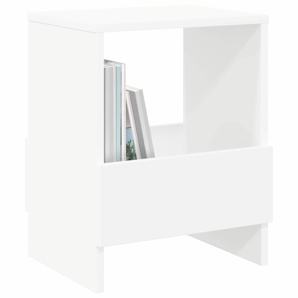 Magazine Rack White 35 x 30 x 45 cm