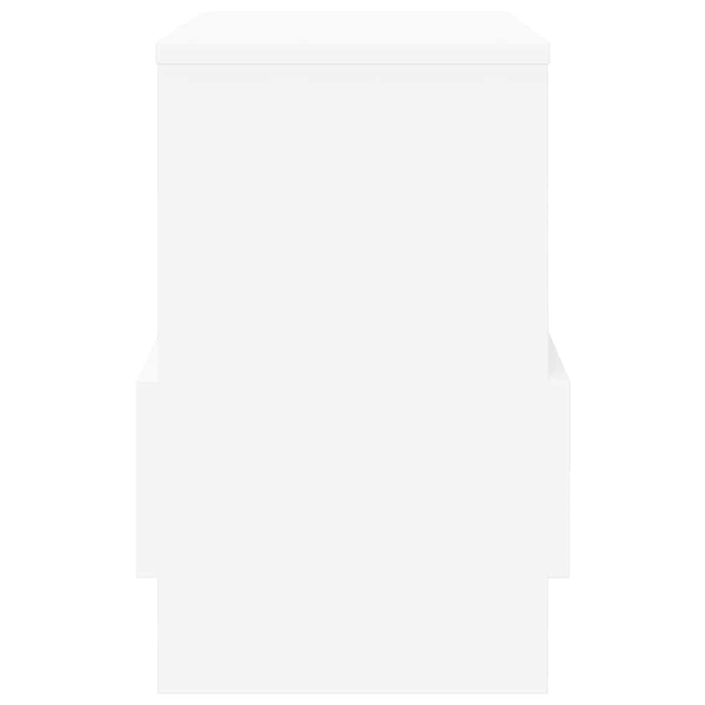 Magazine Rack 2 pcs White 35 x 30 x 45 cm