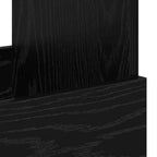 Magazine Rack 2 pcs Black Oak 35 x 30 x 45 cm