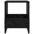 Magazine Rack 2 pcs Black Oak 35 x 30 x 45 cm