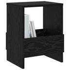 Magazine Rack 2 pcs Black Oak 35 x 30 x 45 cm