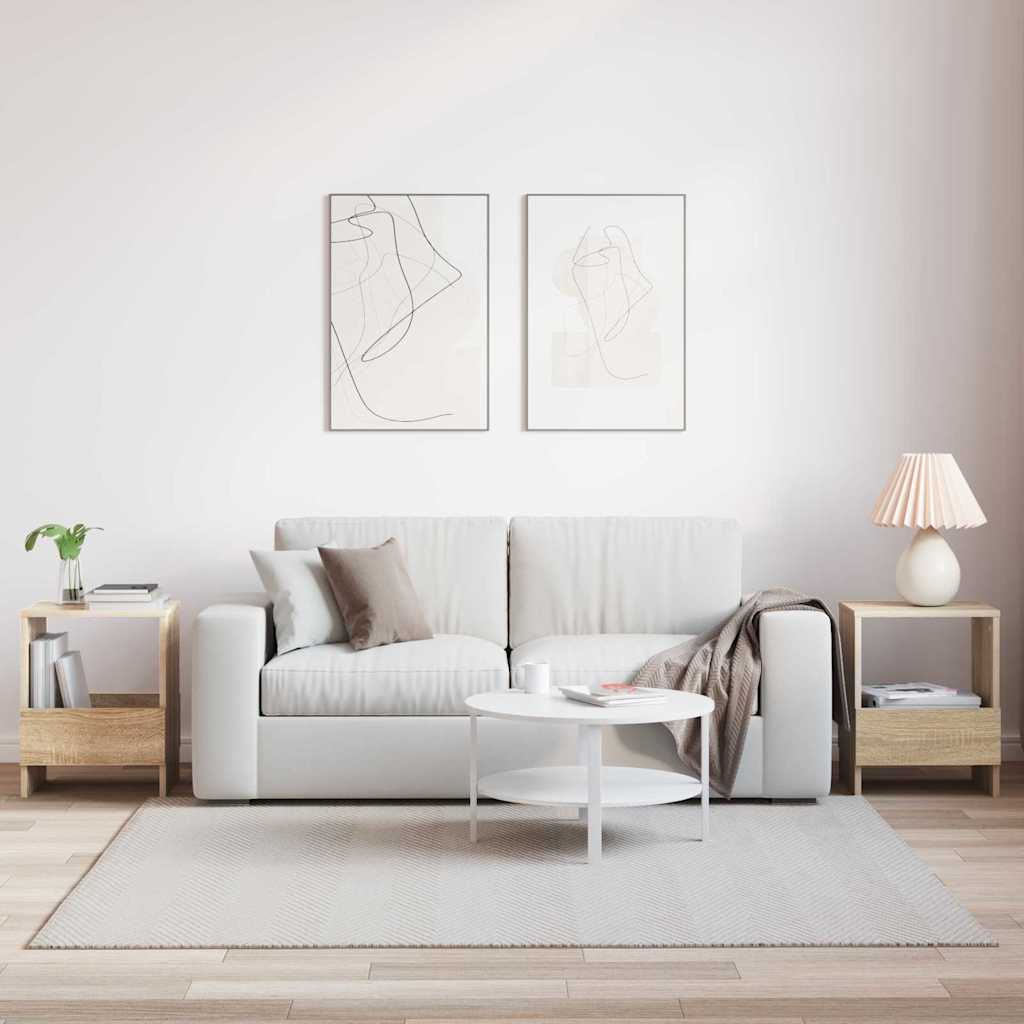 Magazine Rack 2 pcs Sonoma Oak 35 x 30 x 45 cm