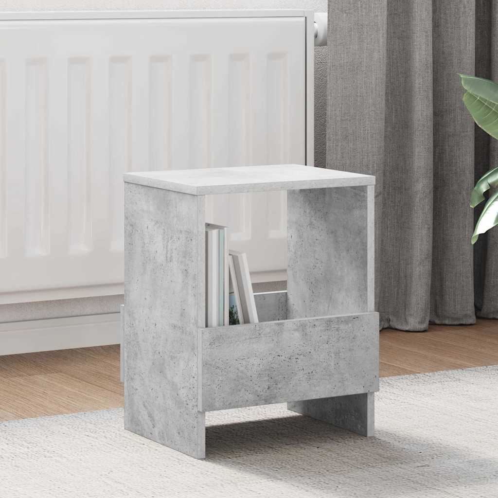 Magazine Rack Concrete Grey 35 x 30 x 45 cm