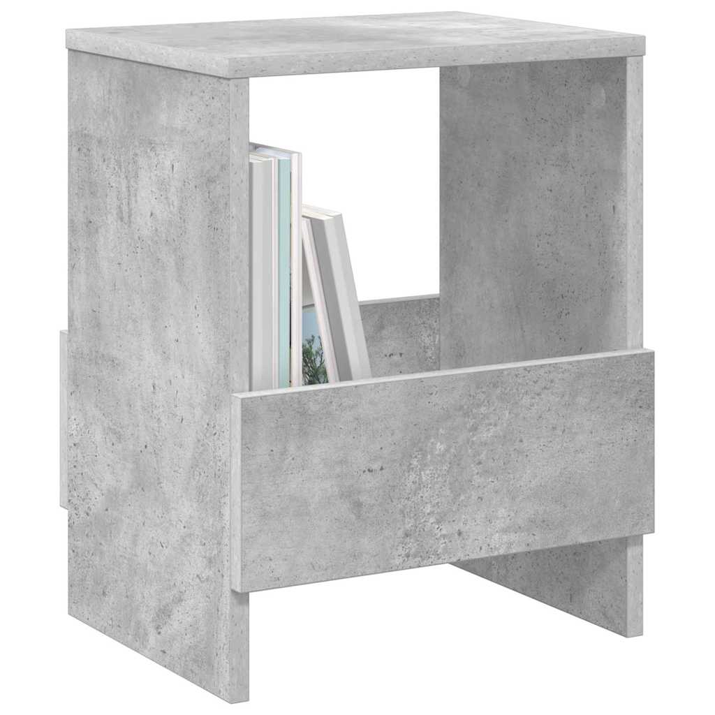 Magazine Rack Concrete Grey 35 x 30 x 45 cm