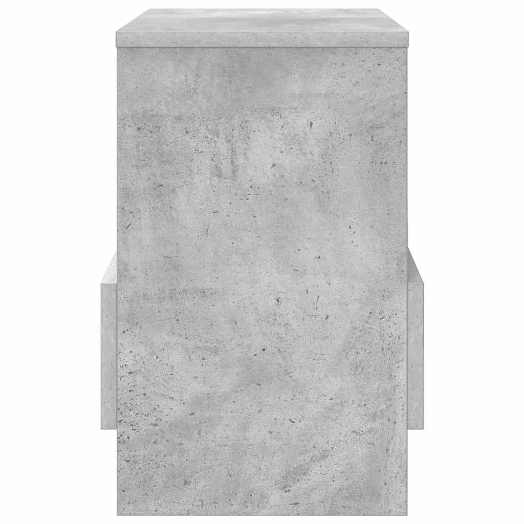 Magazine Rack Concrete Grey 35 x 30 x 45 cm