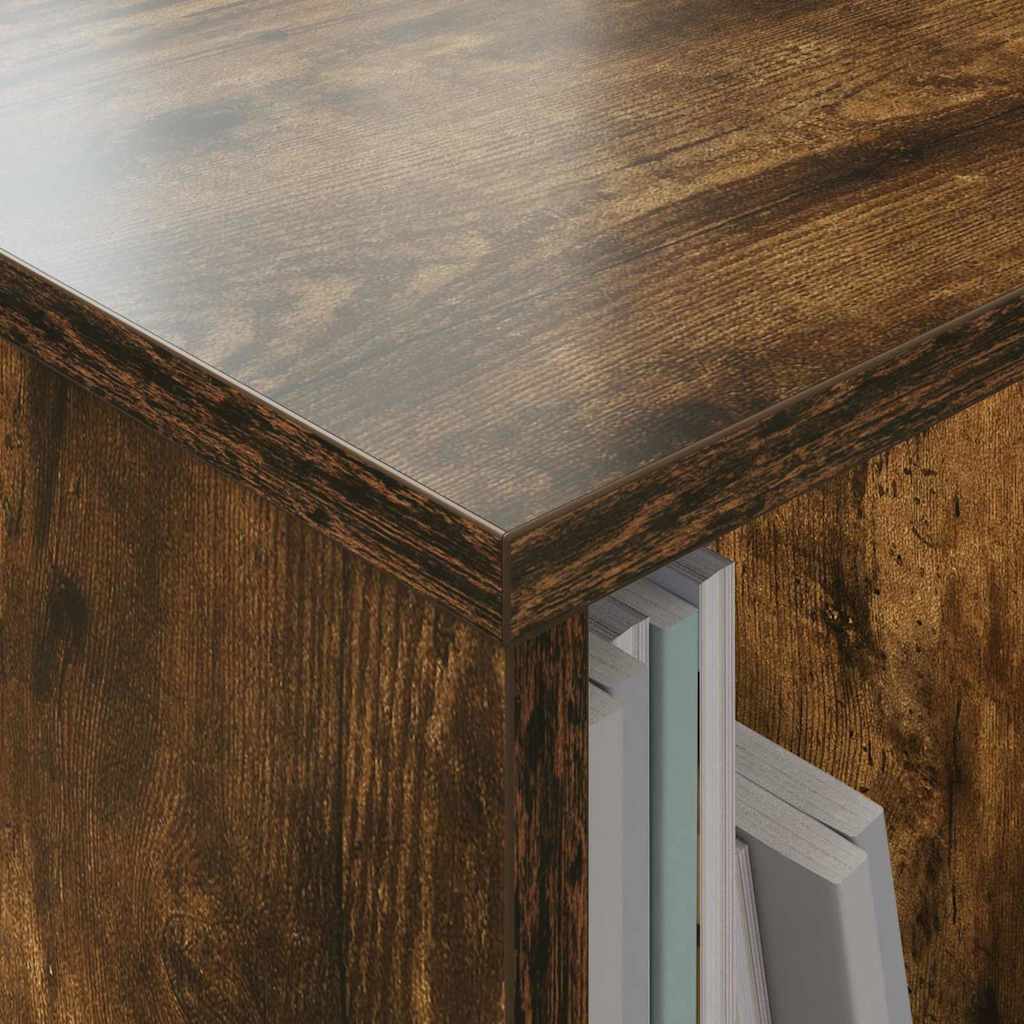 Magazine Rack Smoked Oak 35 x 30 x 45 cm