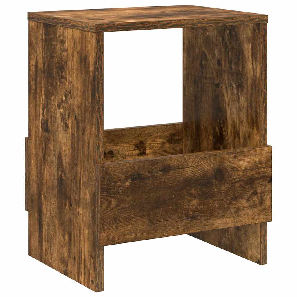 Magazine Rack Smoked Oak 35 x 30 x 45 cm