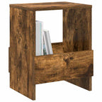 Magazine Rack Smoked Oak 35 x 30 x 45 cm