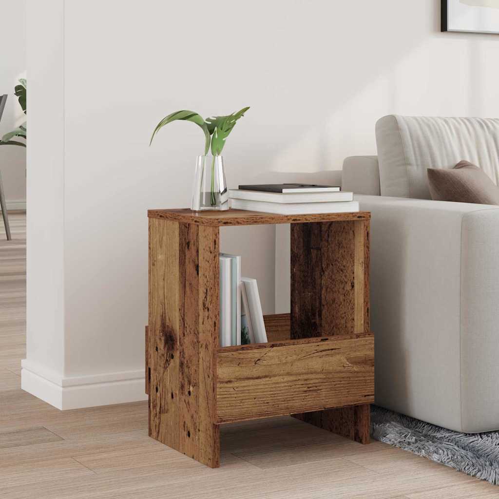 Magazine Rack Old Wood 35 x 30 x 45 cm
