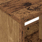 Magazine Rack 2 pcs Old Wood 35 x 30 x 45 cm