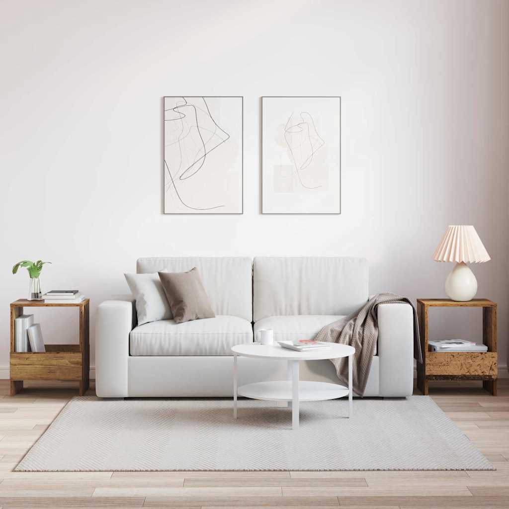 Magazine Rack 2 pcs Old Wood 35 x 30 x 45 cm