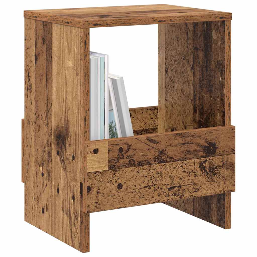 Magazine Rack 2 pcs Old Wood 35 x 30 x 45 cm