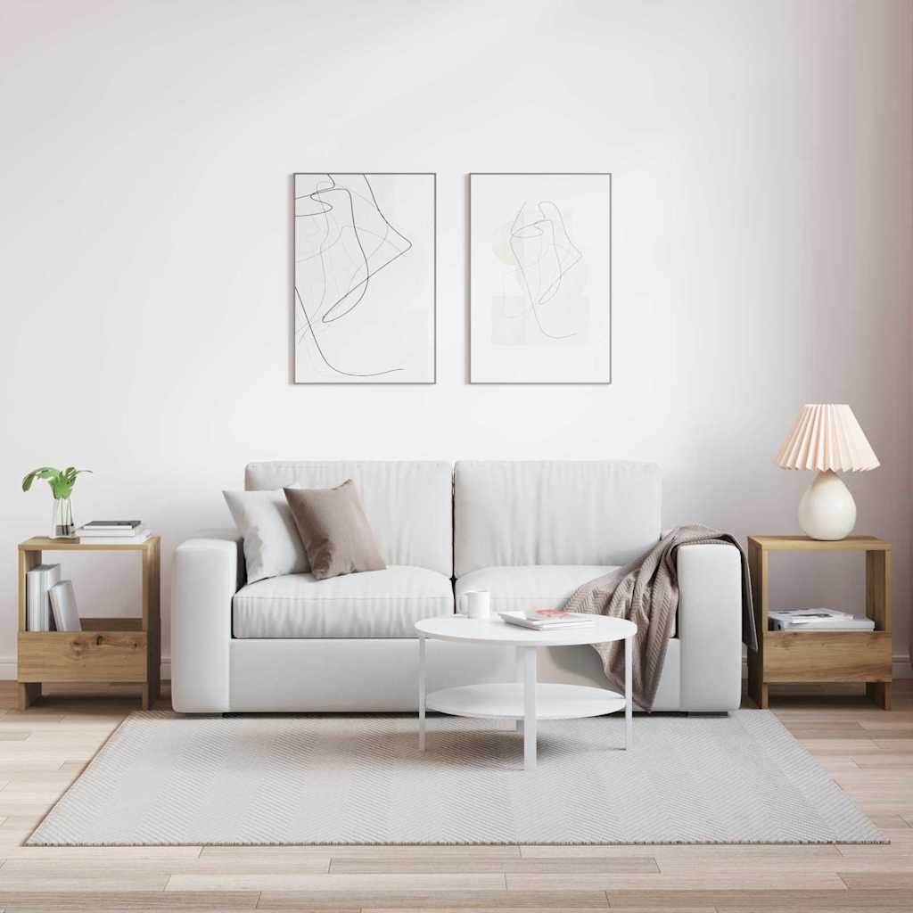 Magazine Rack 2 pcs Artisan Oak 35 x 30 x 45 cm