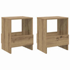 Magazine Rack 2 pcs Artisan Oak 35 x 30 x 45 cm
