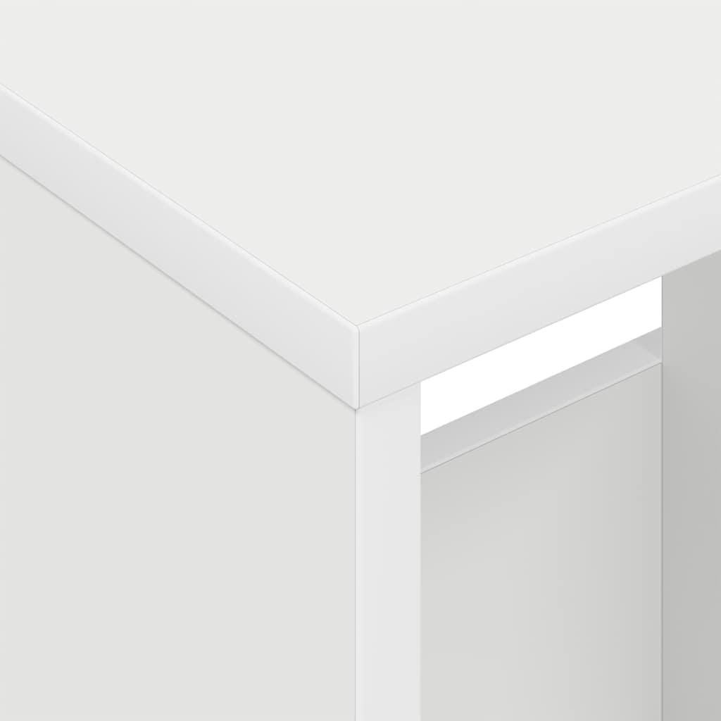 Magazine Rack White 68.5 x 30 x 45 cm