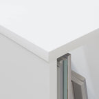 Magazine Rack White 68.5 x 30 x 45 cm