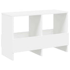 Magazine Rack White 68.5 x 30 x 45 cm