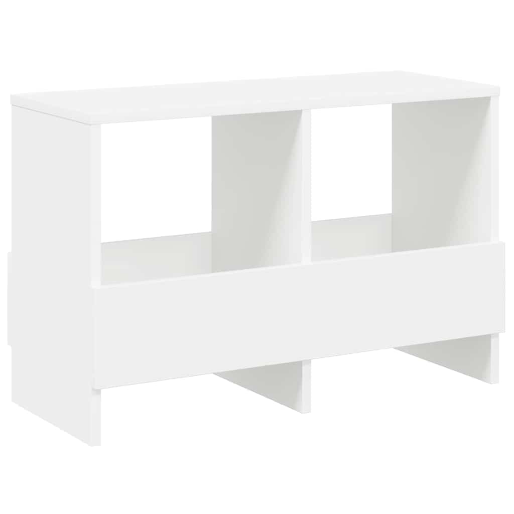 Magazine Rack White 68.5 x 30 x 45 cm