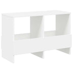 Magazine Rack White 68.5 x 30 x 45 cm