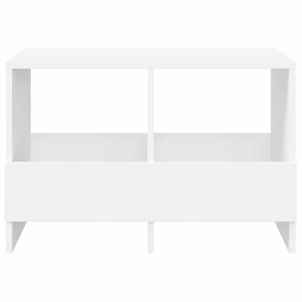 Magazine Rack White 68.5 x 30 x 45 cm