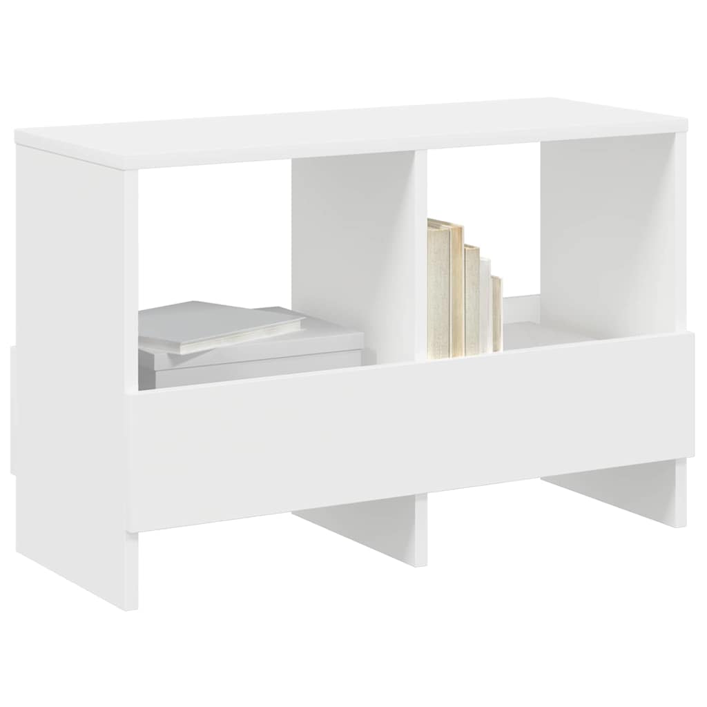 Magazine Rack White 68.5 x 30 x 45 cm