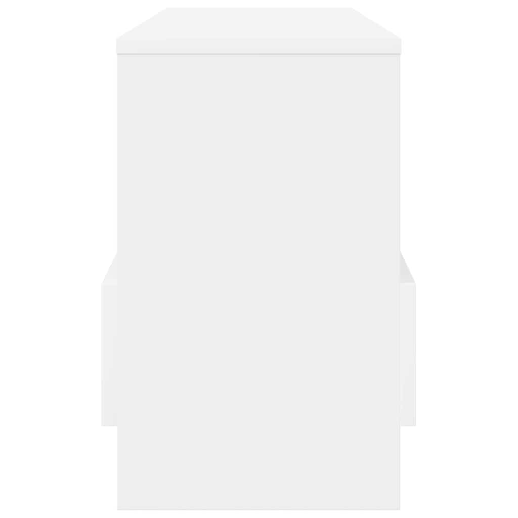 Magazine Rack White 68.5 x 30 x 45 cm