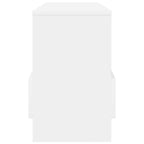 Magazine Rack White 68.5 x 30 x 45 cm