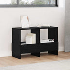 Magazine Rack Black Oak 68.5 x 30 x 45 cm