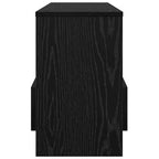 Magazine Rack Black Oak 68.5 x 30 x 45 cm