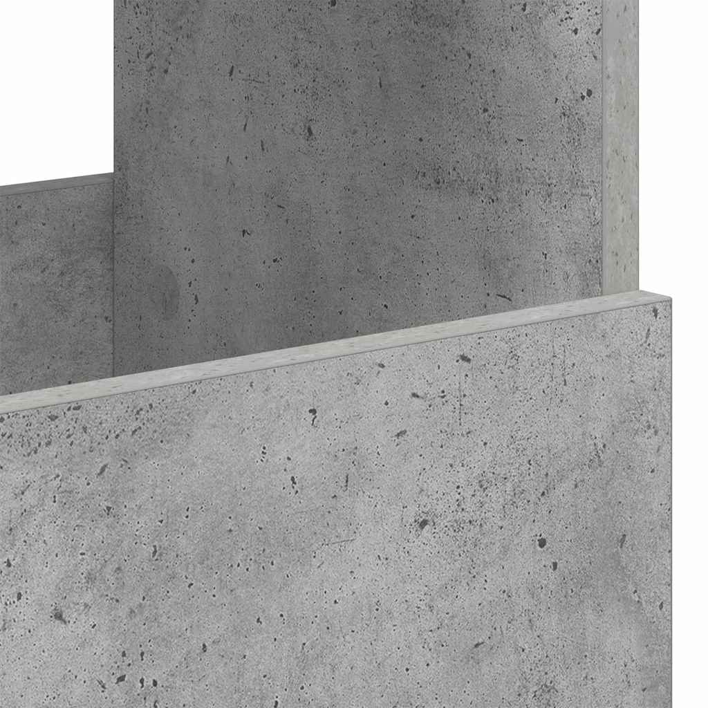 Magazine Rack Concrete Grey 68.5 x 30 x 45 cm