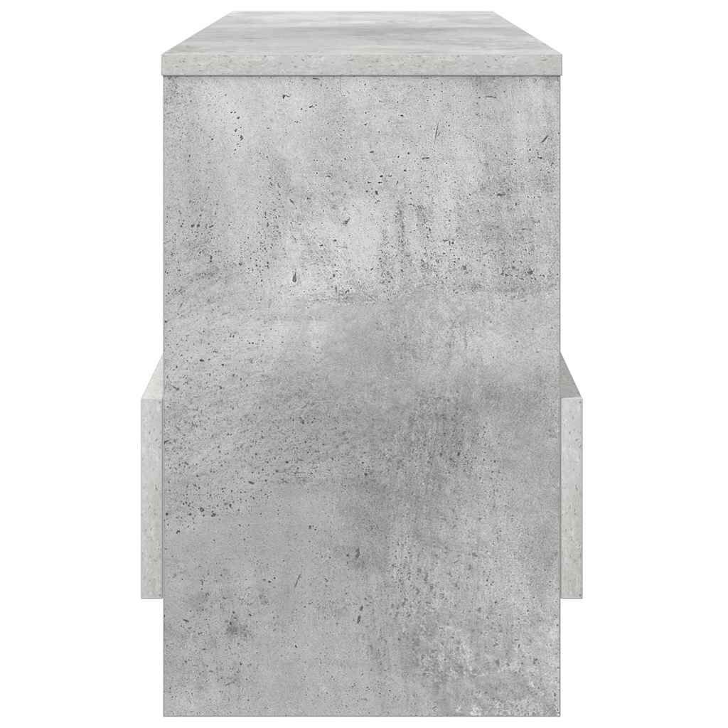 Magazine Rack Concrete Grey 68.5 x 30 x 45 cm