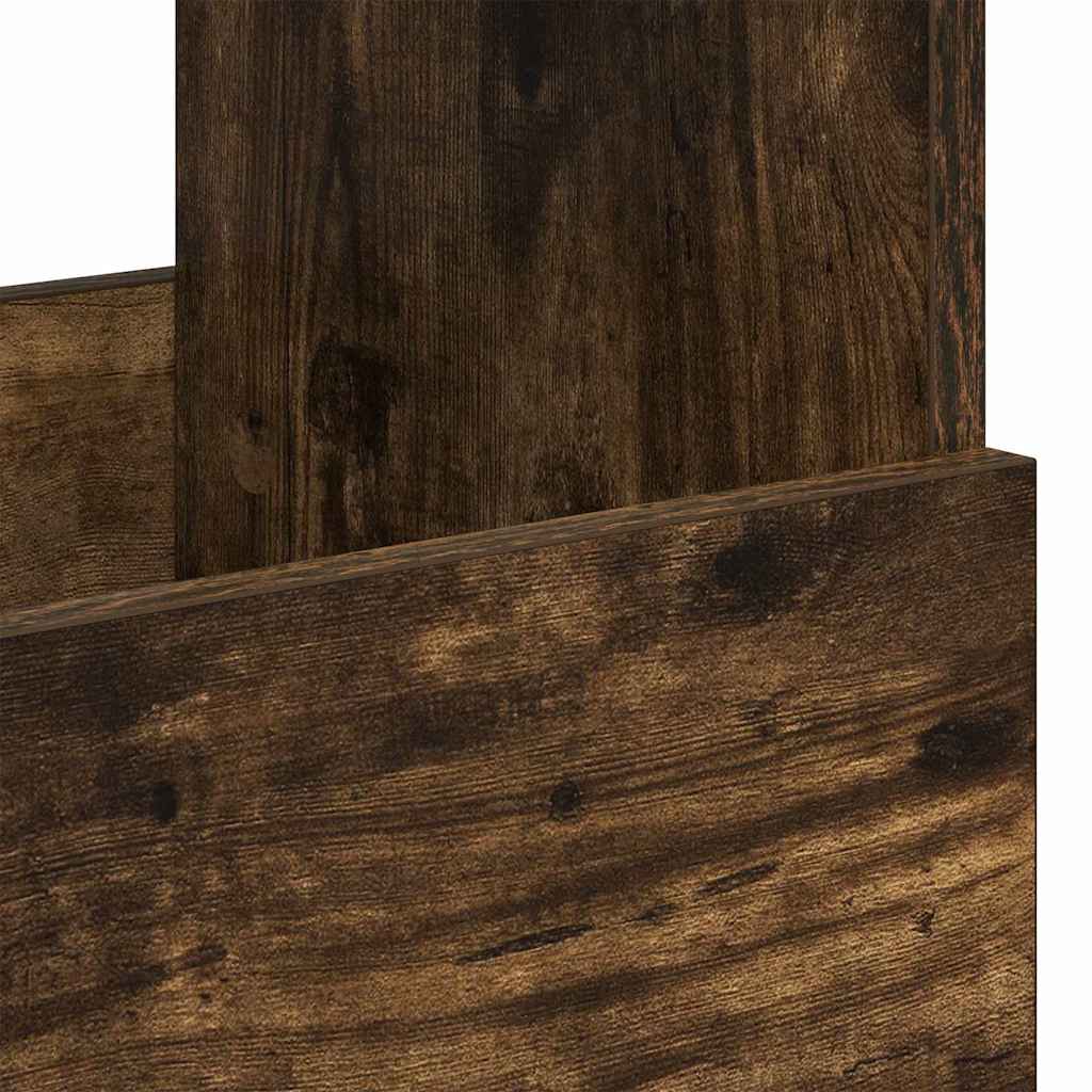 Magazine Rack Smoked Oak 68.5 x 30 x 45 cm