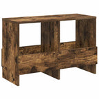 Magazine Rack Smoked Oak 68.5 x 30 x 45 cm