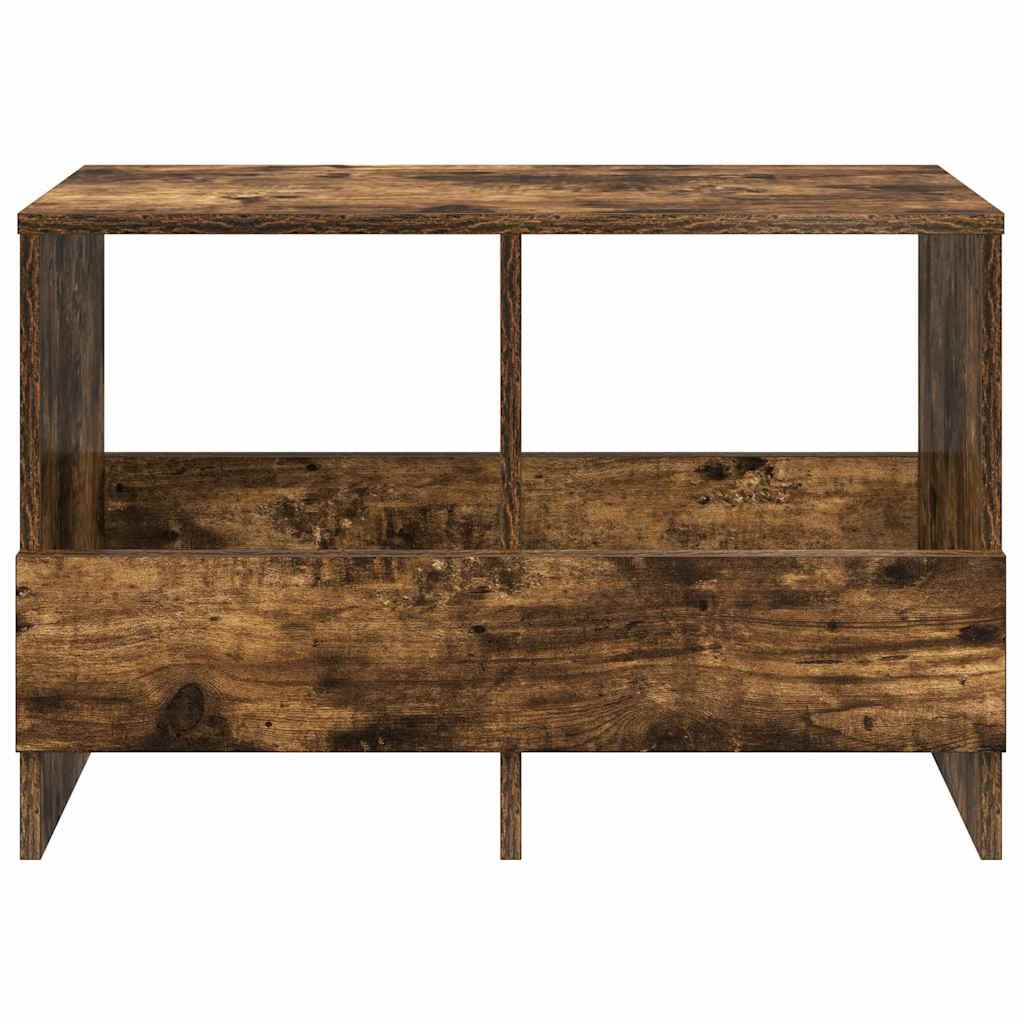 Magazine Rack Smoked Oak 68.5 x 30 x 45 cm