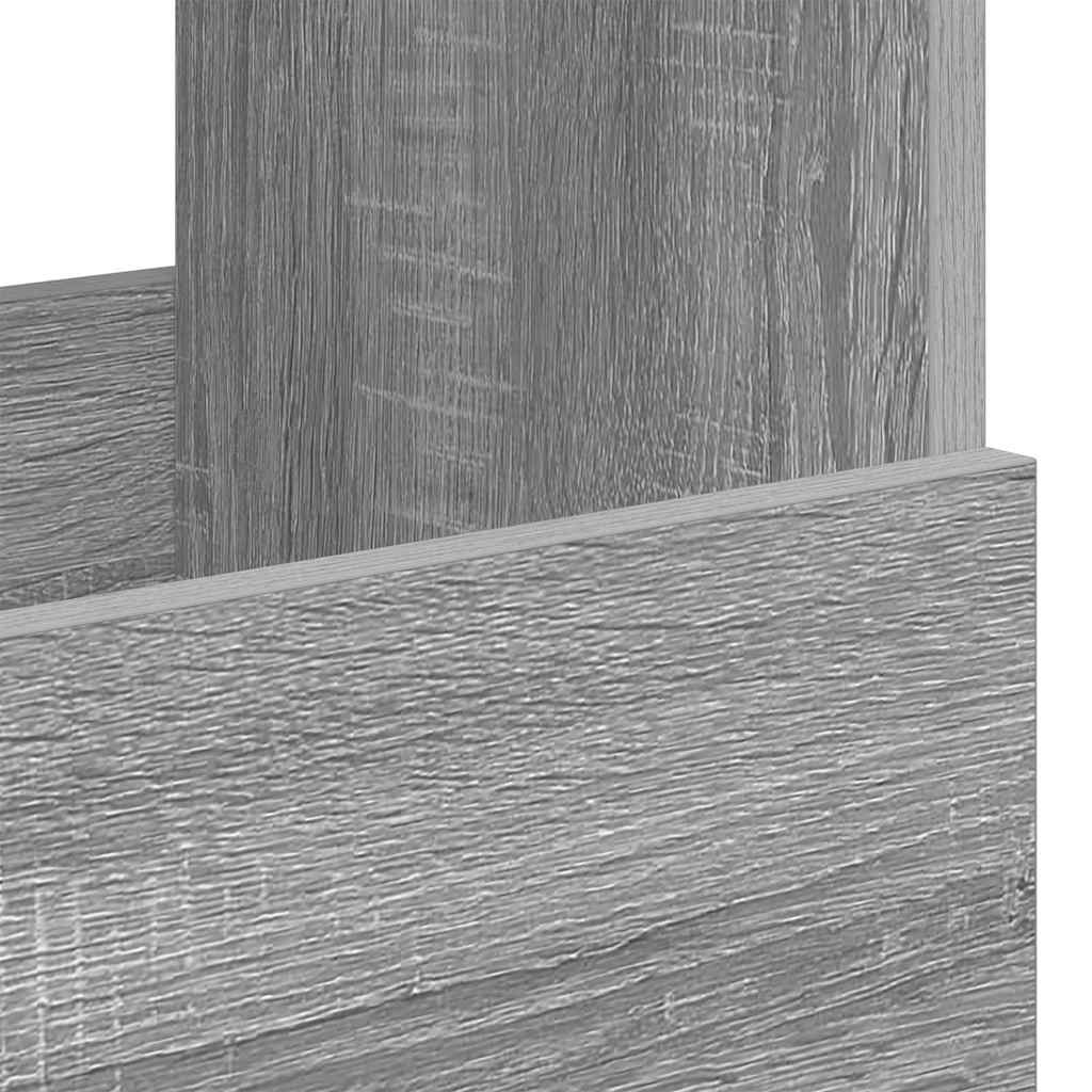 Magazine Rack Grey Sonoma 68.5 x 30 x 45 cm