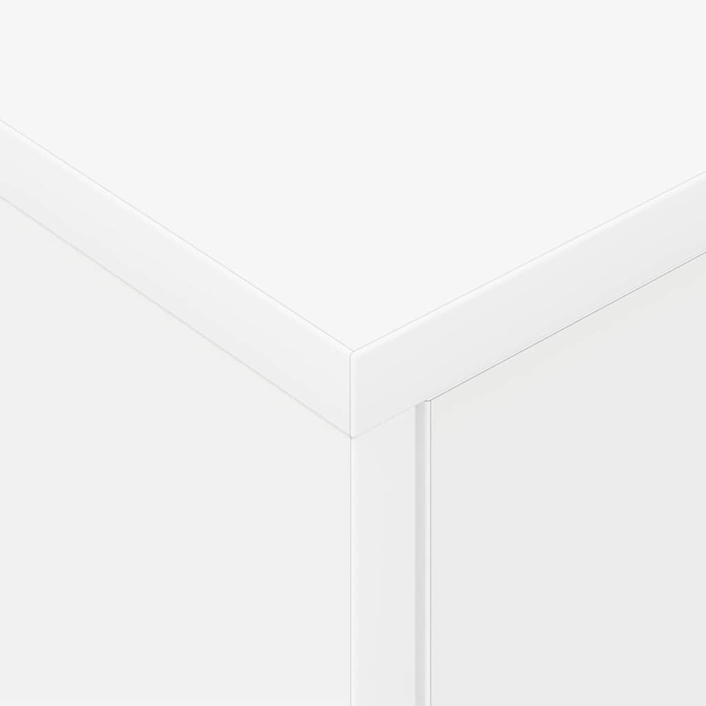 Bedside Table White 40.5 x 40 x 48 cm Engineered Wood