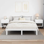 Bedside Table 2 pcs White 40.5 x 40 x 48 cm Engineered Wood