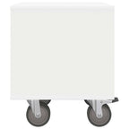 Bedside Table 2 pcs White 40.5 x 40 x 48 cm Engineered Wood