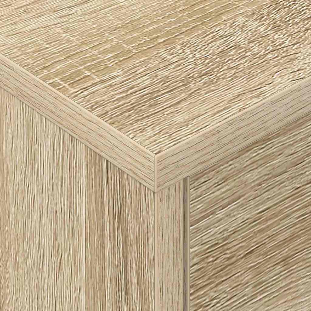 Bedside Table Sonoma Oak 40.5 x 40 x 48 cm Engineered Wood