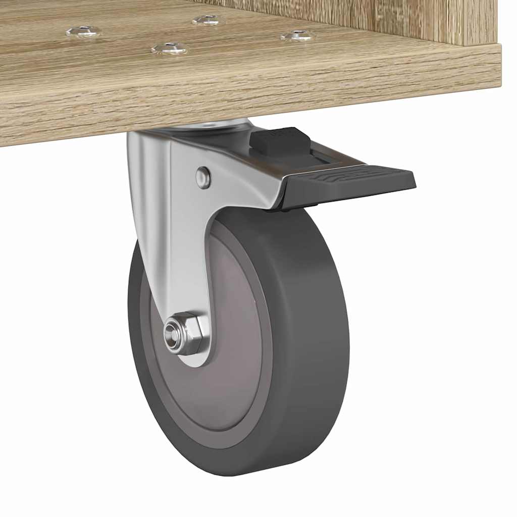 Bedside Table 2 pcs Sonoma Oak 40.5 x 40 x 48 cm