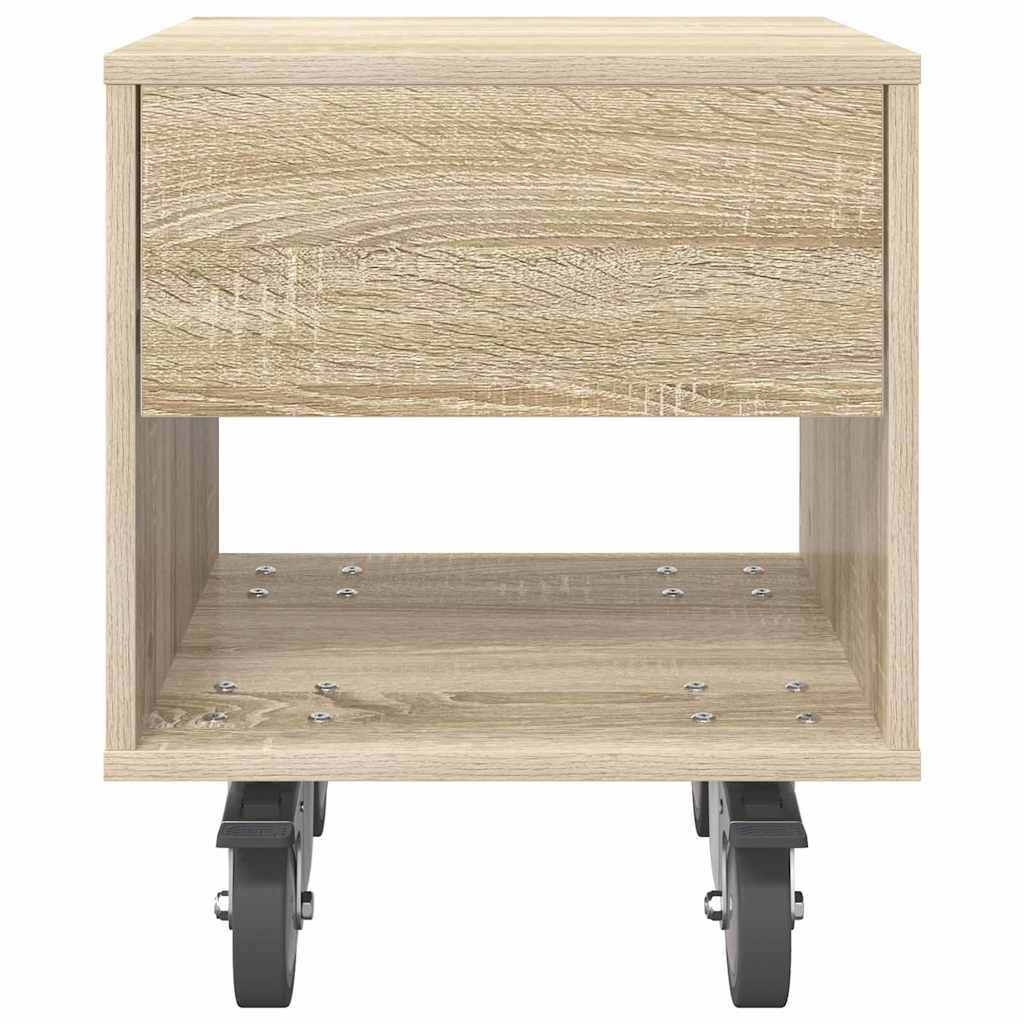 Bedside Table 2 pcs Sonoma Oak 40.5 x 40 x 48 cm