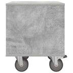 Bedside Table Concrete Grey 40.5 x 40 x 48 cm Engineered Wood