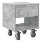 Bedside Table 2 pcs Concrete Grey 40.5 x 40 x 48 cm