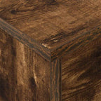 Bedside Table 2 pcs Smoked Oak 40.5 x 40 x 48 cm