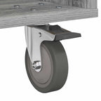 Bedside Table Grey Sonoma 40.5 x 40 x 48 cm Engineered Wood