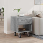 Bedside Table Grey Sonoma 40.5 x 40 x 48 cm Engineered Wood