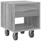 Bedside Table Grey Sonoma 40.5 x 40 x 48 cm Engineered Wood