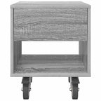 Bedside Table Grey Sonoma 40.5 x 40 x 48 cm Engineered Wood