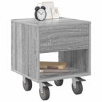 Bedside Table Grey Sonoma 40.5 x 40 x 48 cm Engineered Wood