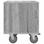 Bedside Table Grey Sonoma 40.5 x 40 x 48 cm Engineered Wood